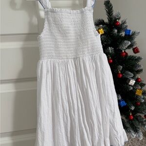Wonder Nation White Casual Kids Dress